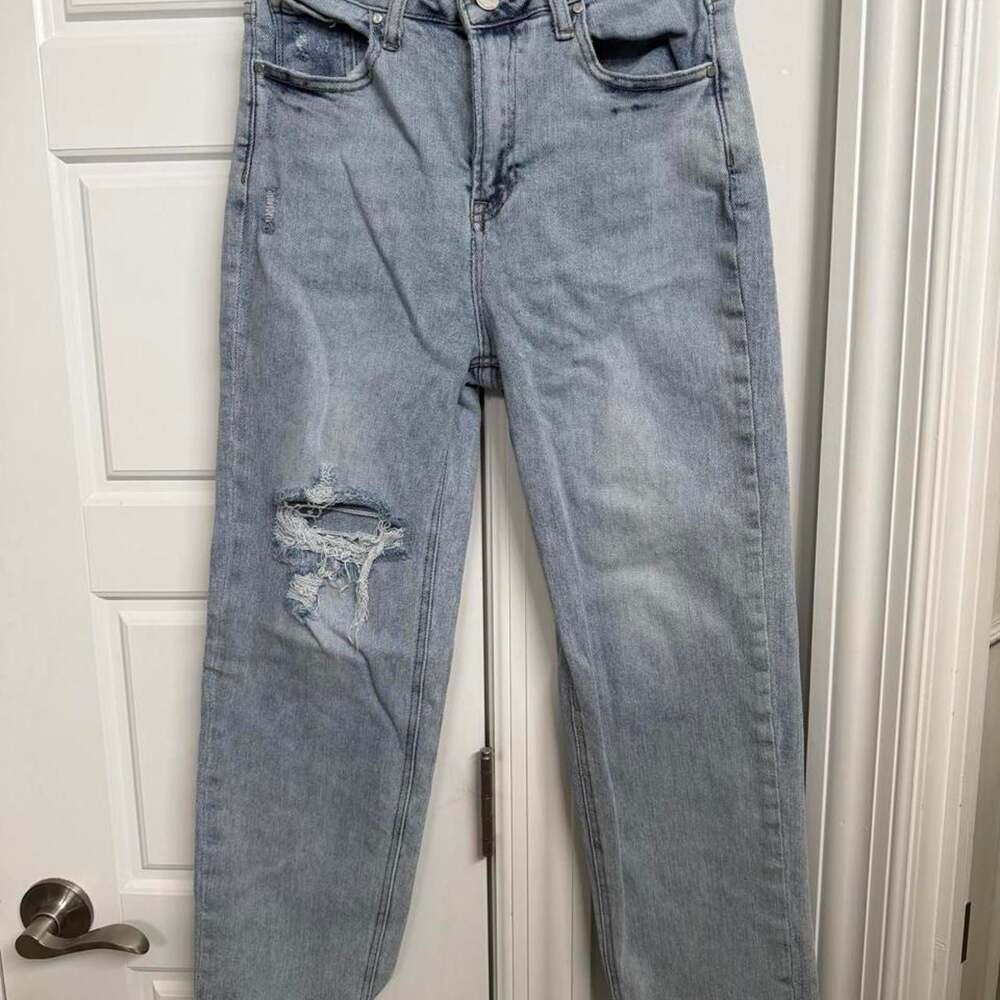 Risen Jeans RDP5099 Distressed Light Wash Jeans Size 3/26